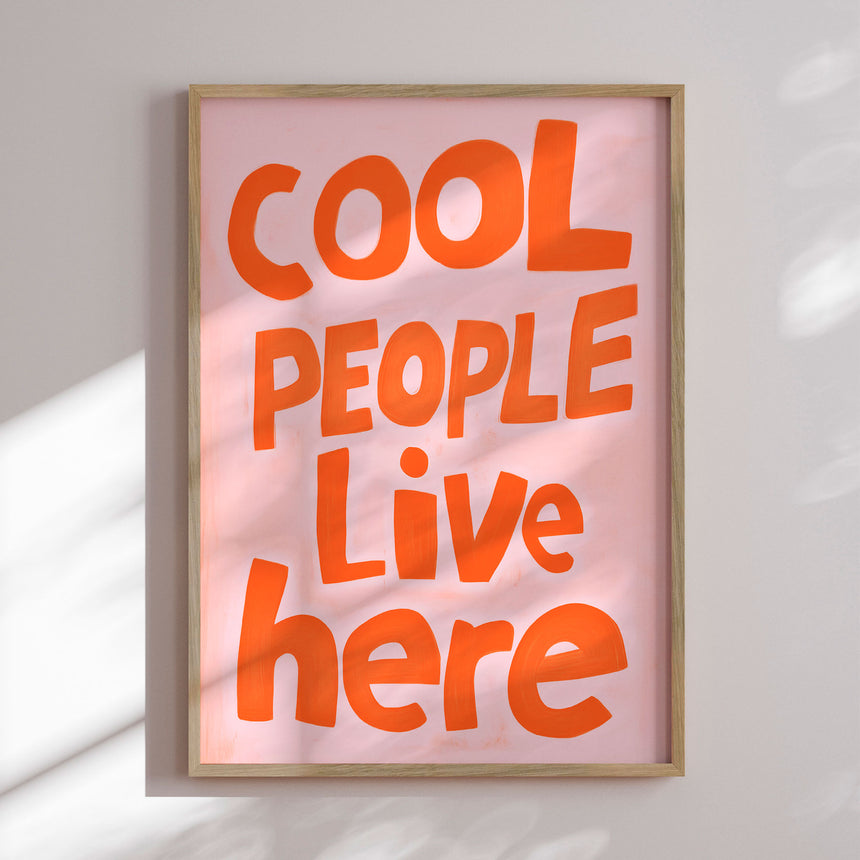 Plakat - Cool People - Kathrin Pienaar