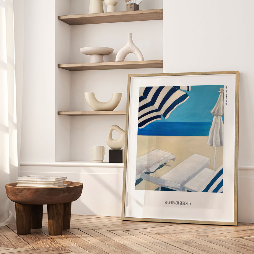 Plakat - Cannes Beach - Awol Art Alex