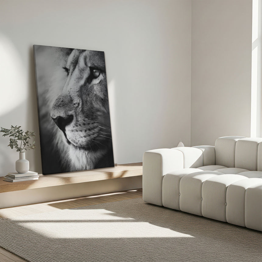 Lærredstryk - Old Lion - Treechild