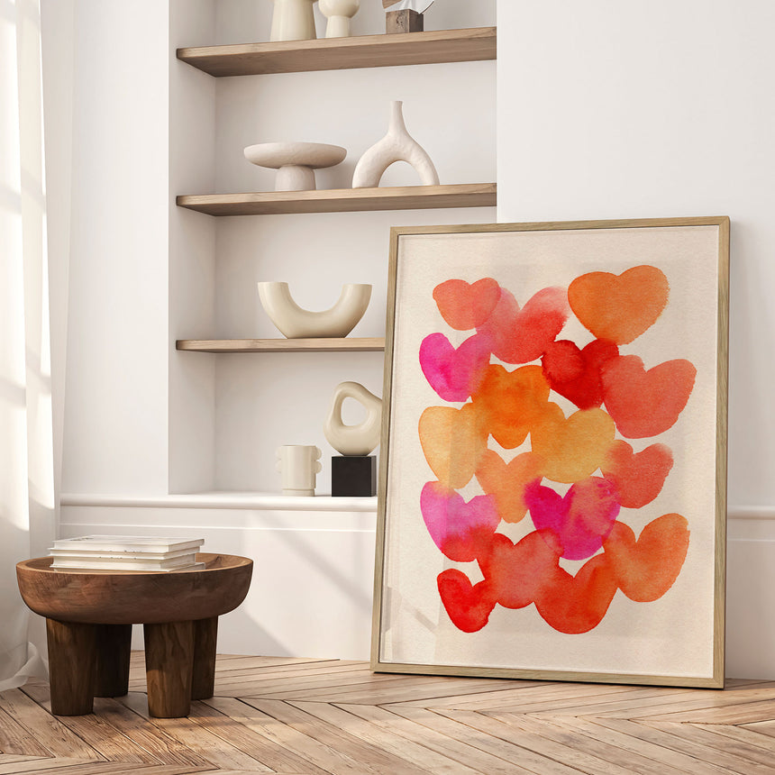 Plakat - Hearts - Ekaterina Koroleva