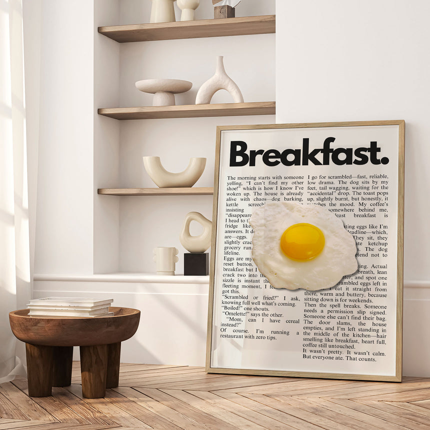 Plakat - Breakfast