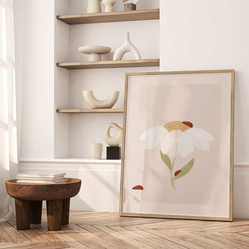 Plakat - Sweet Daisy Ladybugs - Menina Lisboa