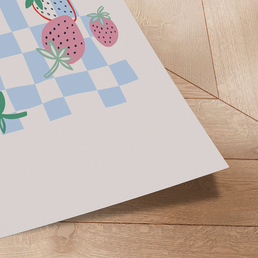 Plakat - Farmers Market Strawberries - Alexandra Weise