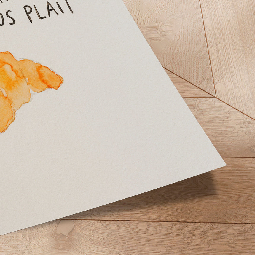 Plakat - Two Croissants Please - Andreas Magnusson