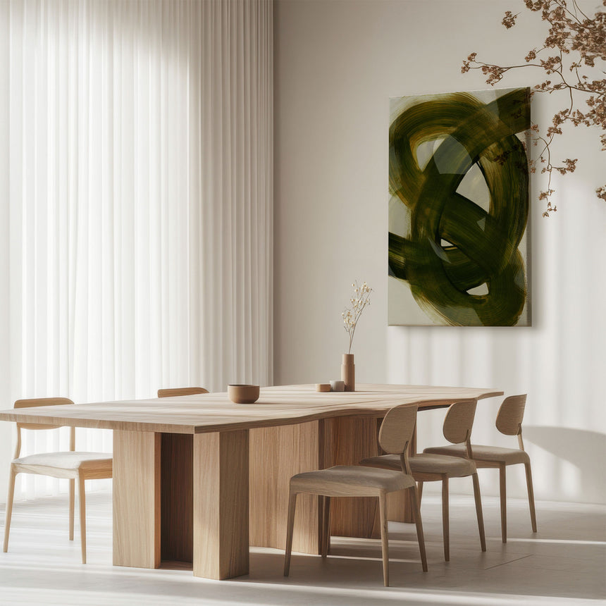 Lærredstryk - Tangled Brushstrokes II - Mareike Böhmer