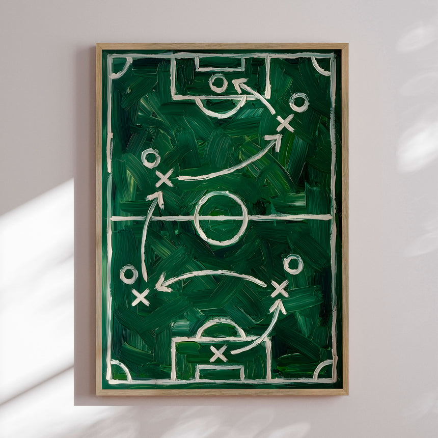 Plakat - Football Game Plan - HUGO