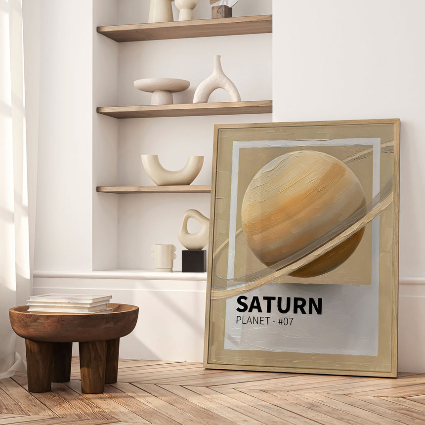 Plakat - Planet Saturn - HUGO