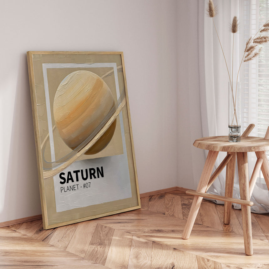 Plakat - Planet Saturn - HUGO