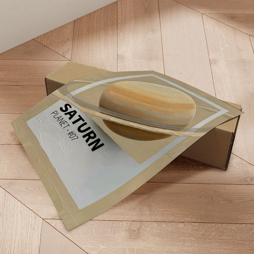 Plakat - Planet Saturn - HUGO