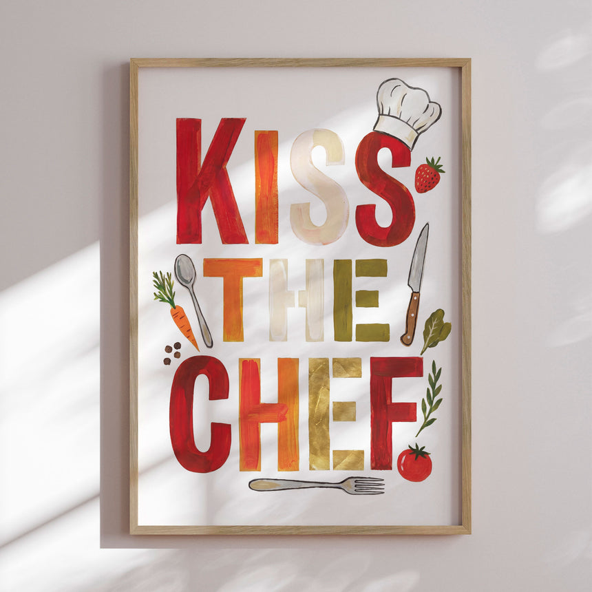 Plakat - Kiss The Chef - Andreas Magnusson