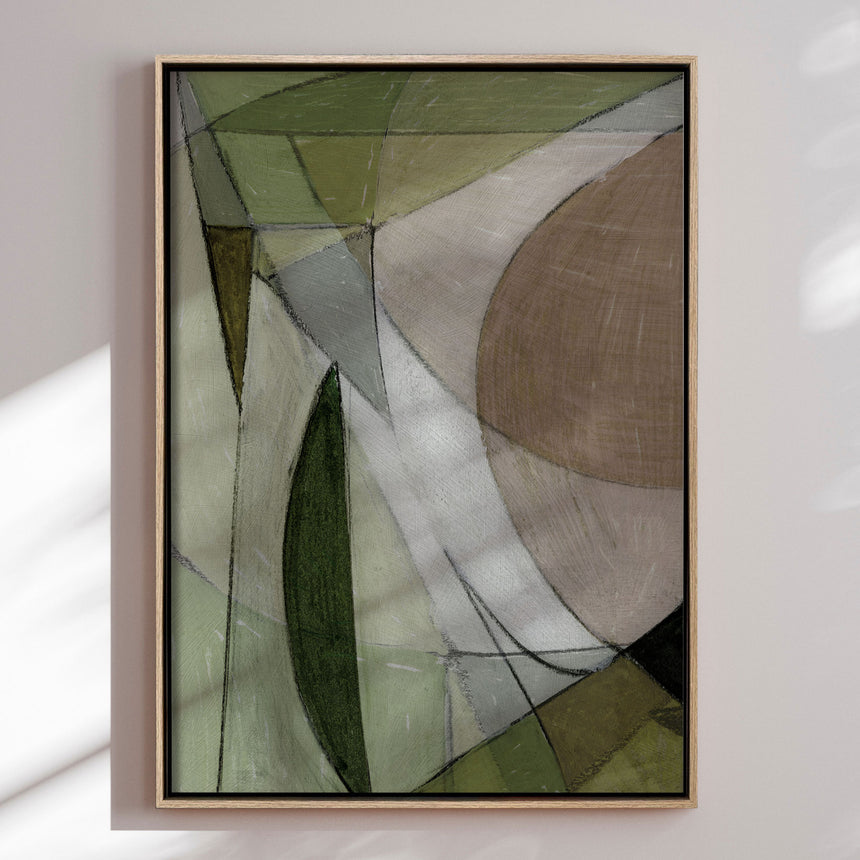 Lærredstryk - Abstract Earth Tones - Dan Hobday