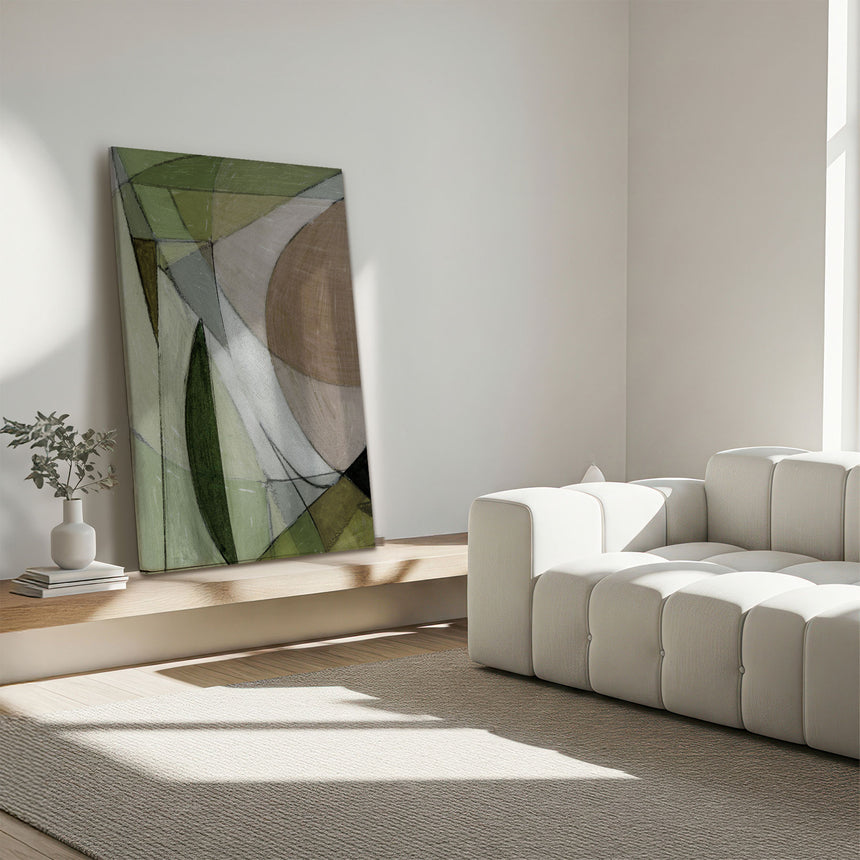 Lærredstryk - Abstract Earth Tones - Dan Hobday
