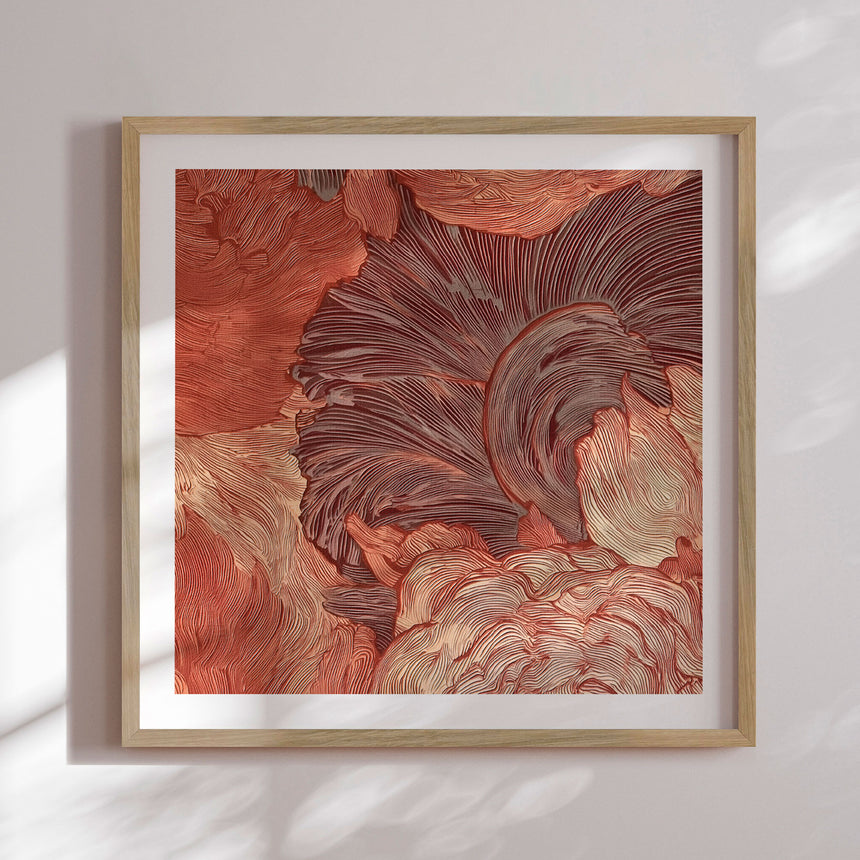 Plakat - Flowing Earth Tones - Alma