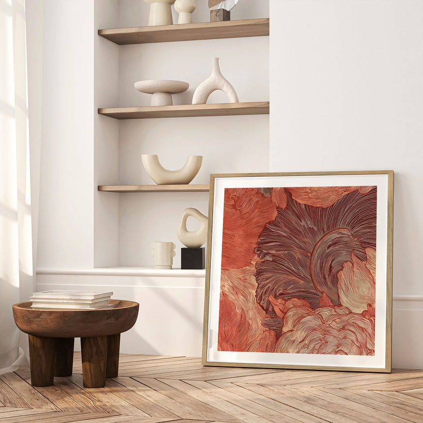 Plakat - Flowing Earth Tones - Alma
