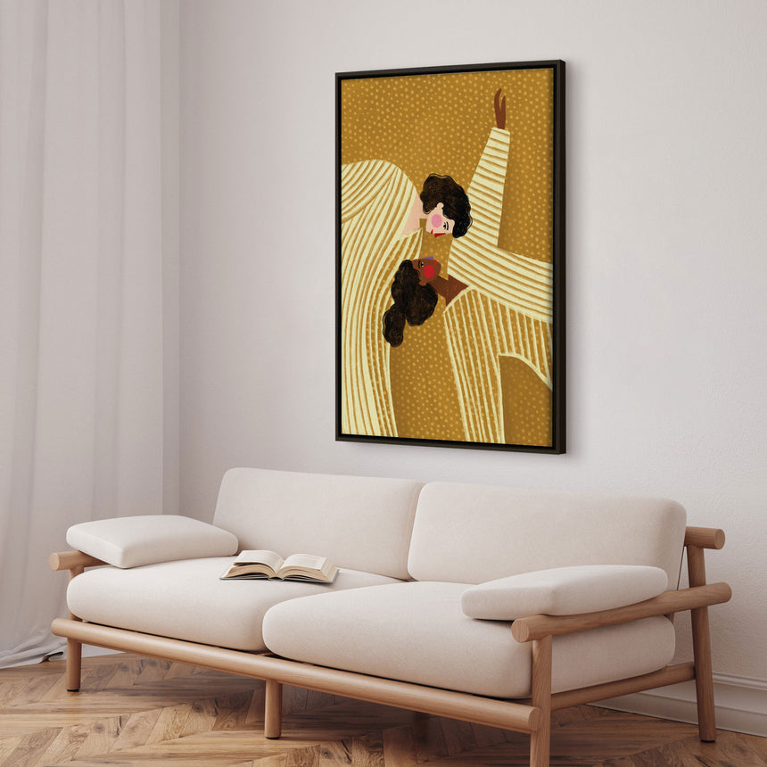 Lærredstryk - Two Line Women - Bea Müller