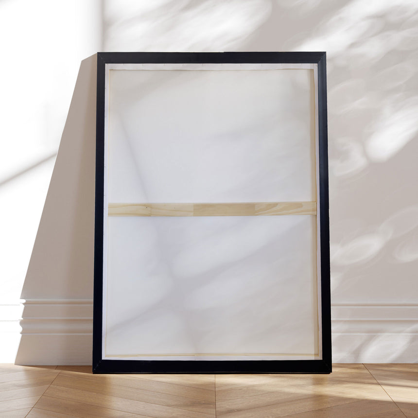 Premium maleri med sort ramme - Blue Storm III - E. Thorne - Incado