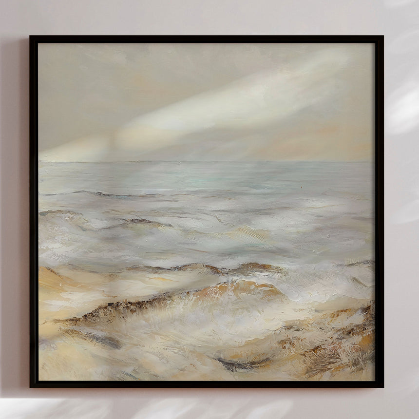 Premium maleri med sort ramme - Distant Horizons - E. Thorne - Incado