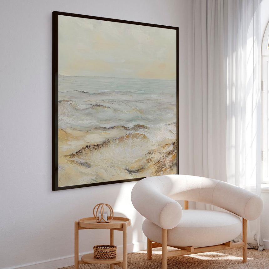 Premium maleri med sort ramme - Distant Horizons - E. Thorne - Incado