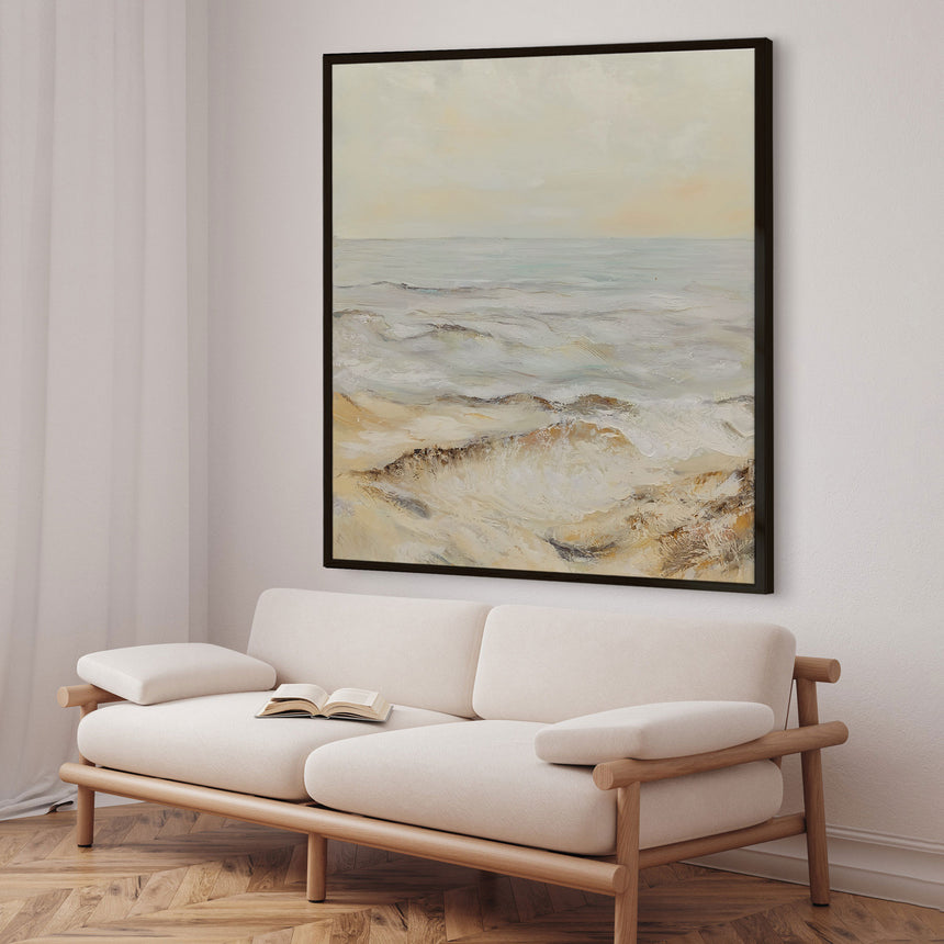 Premium maleri med sort ramme - Distant Horizons - E. Thorne - Incado