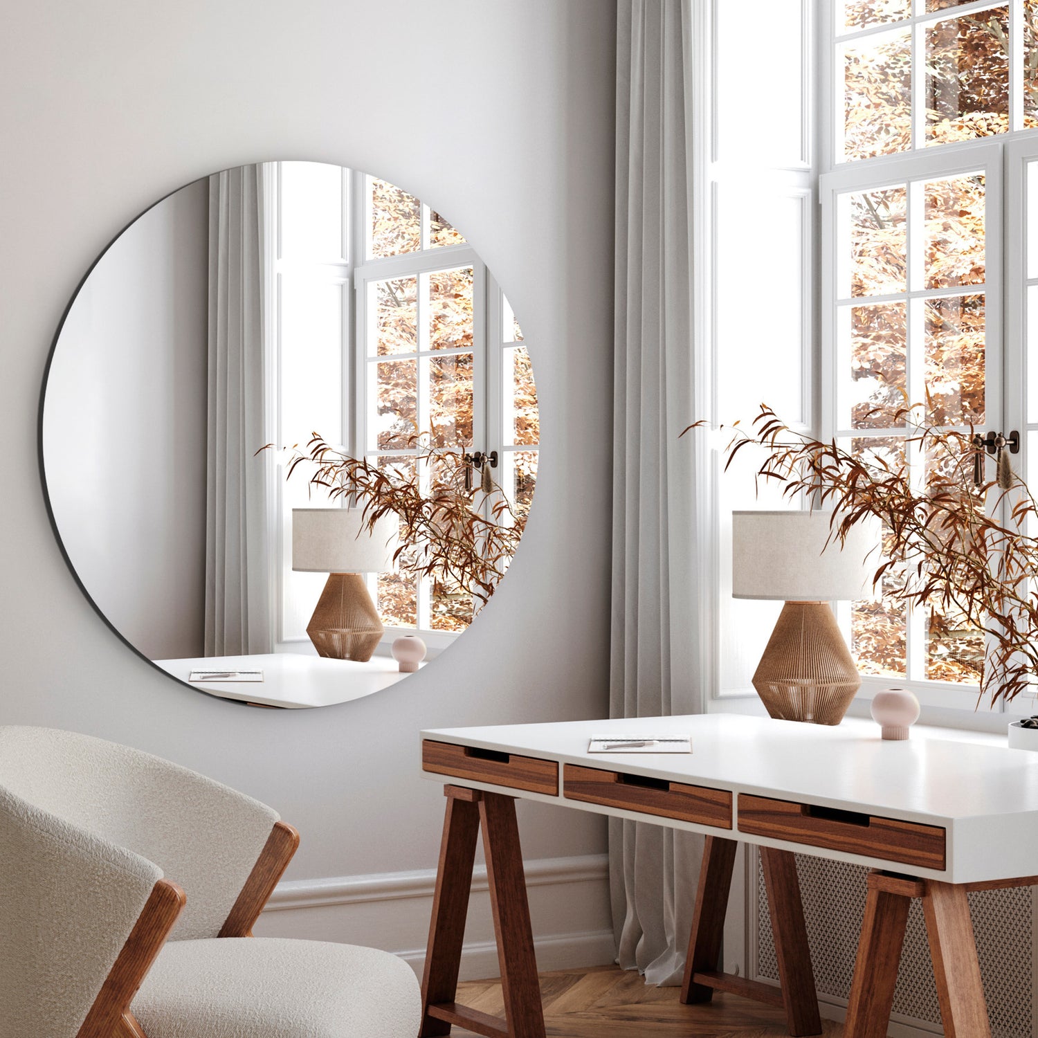 Rundt spejl - Circle - Incado