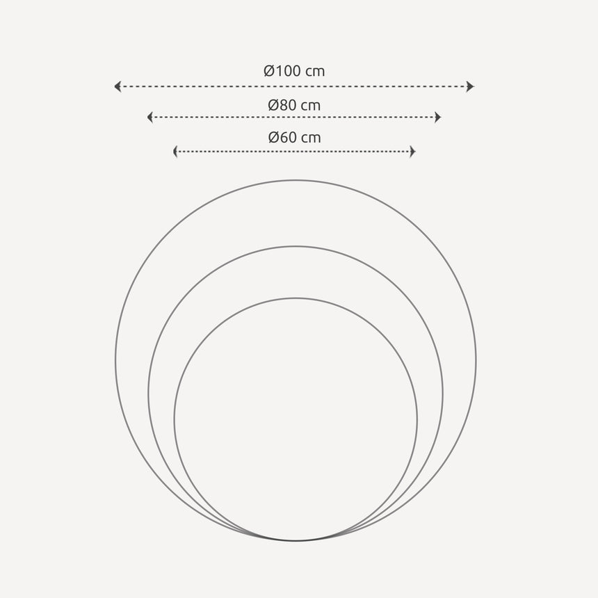 Rundt spejl - Circle - Incado