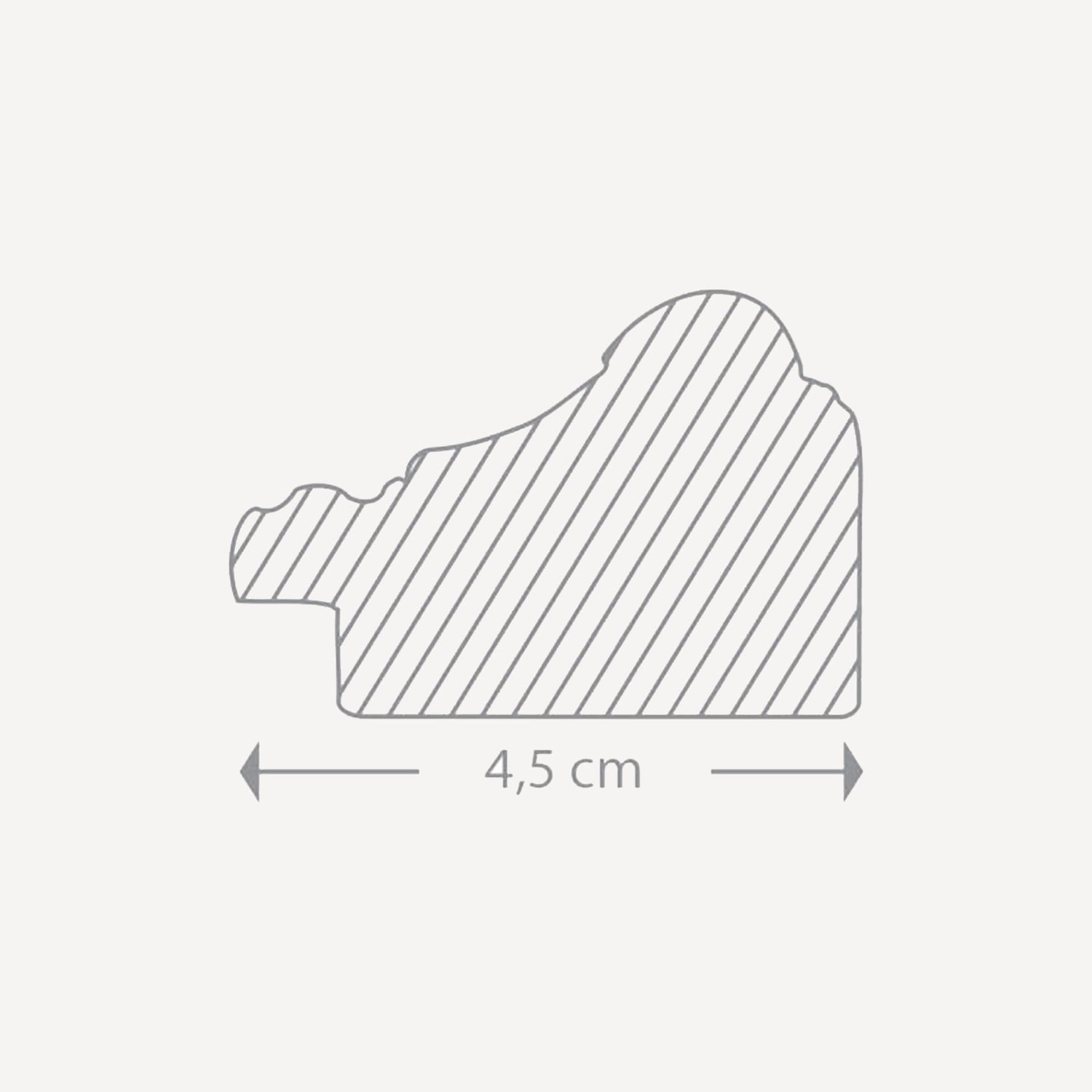 Antik spejl med sølvramme - Udsmykket - Incado