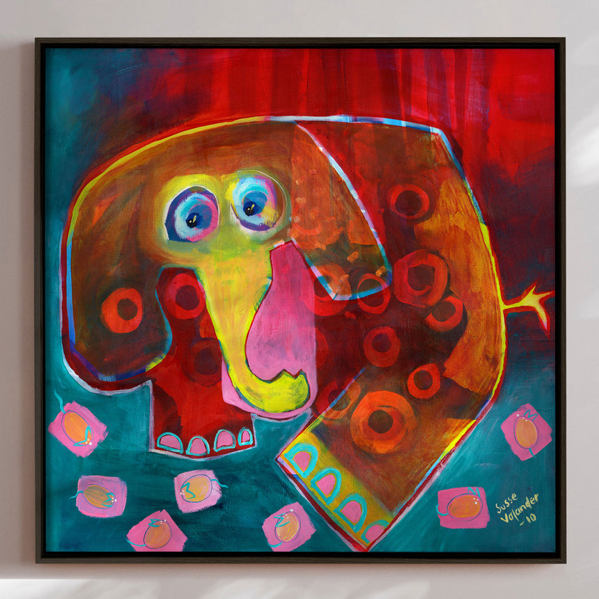 Lærredstryk - Afraid of Mice - Susse Volander