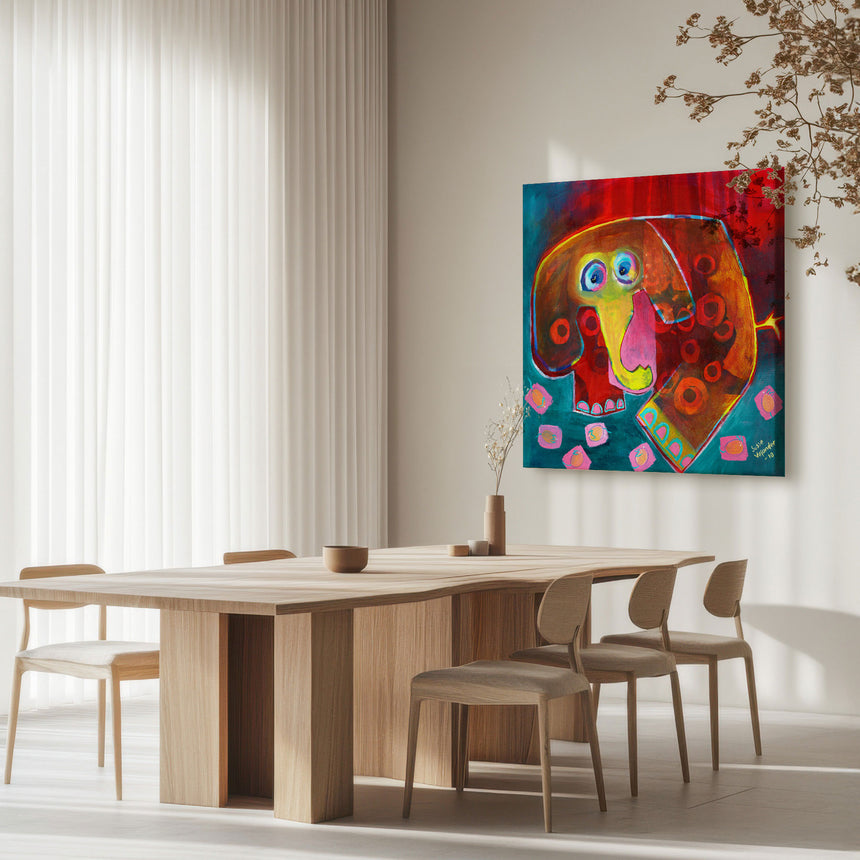 Lærredstryk - Afraid of Mice - Susse Volander