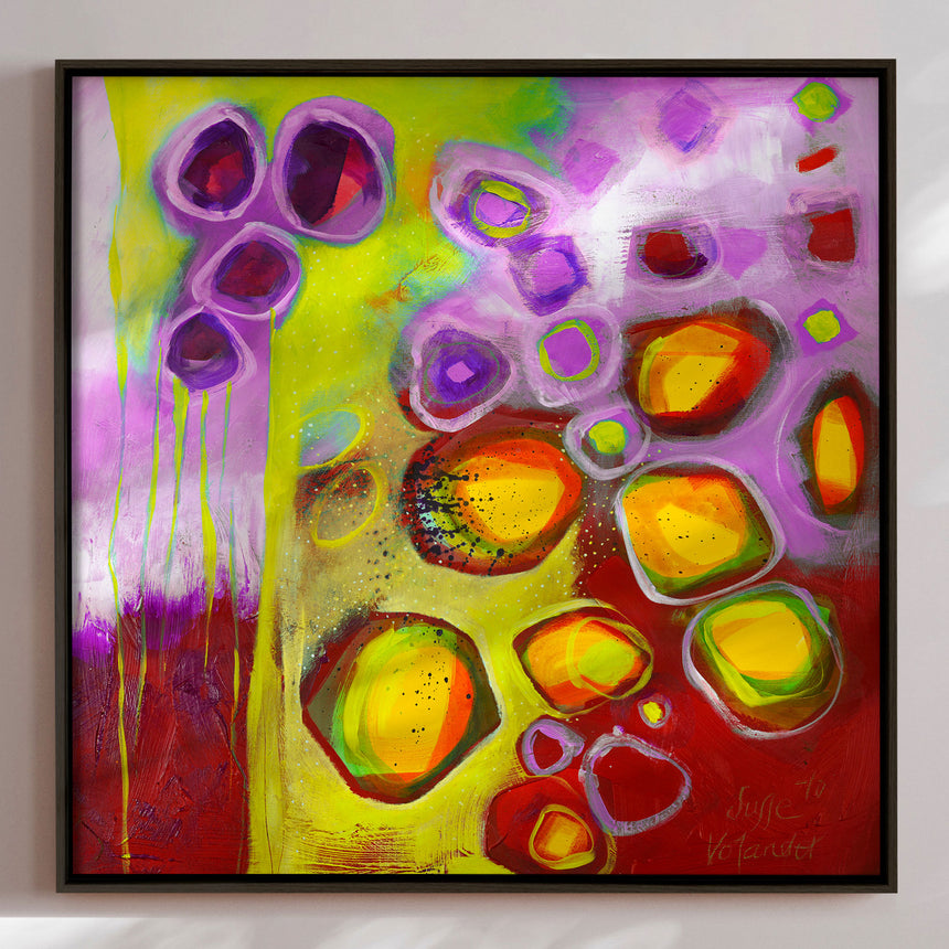 Lærredstryk - Knit a Hole II - Susse Volander