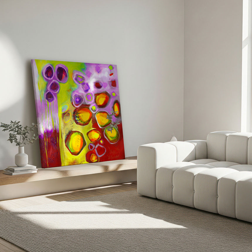 Lærredstryk - Knit a Hole II - Susse Volander