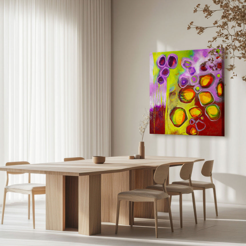 Lærredstryk - Knit a Hole II - Susse Volander