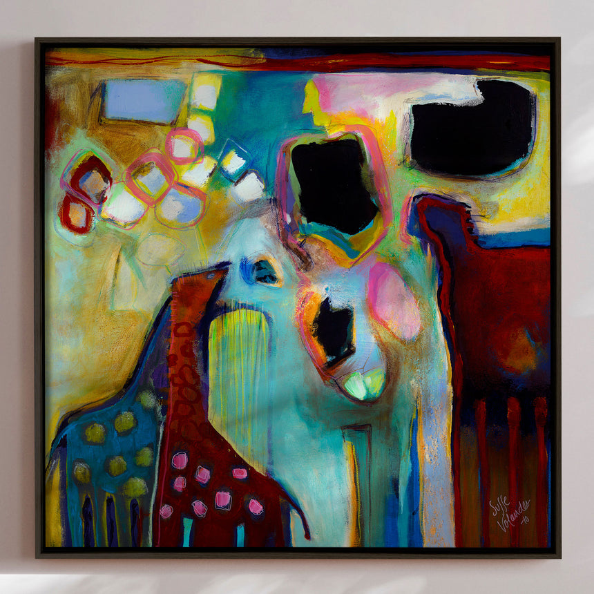 Lærredstryk - Animal Abstracts III - Susse Volander