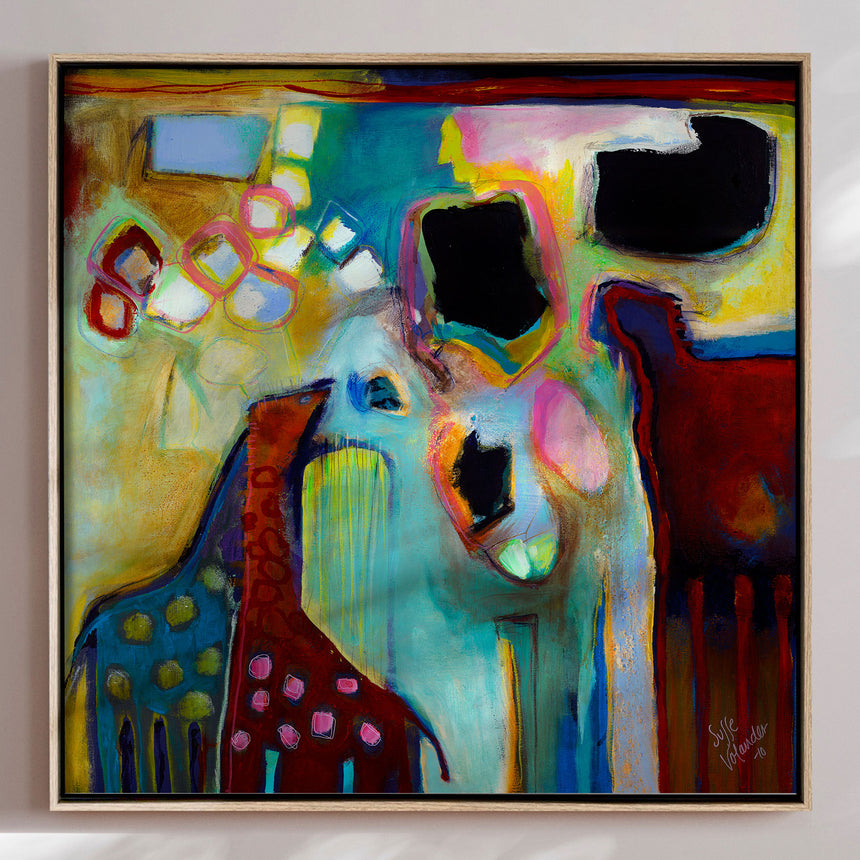 Lærredstryk - Animal Abstracts III - Susse Volander
