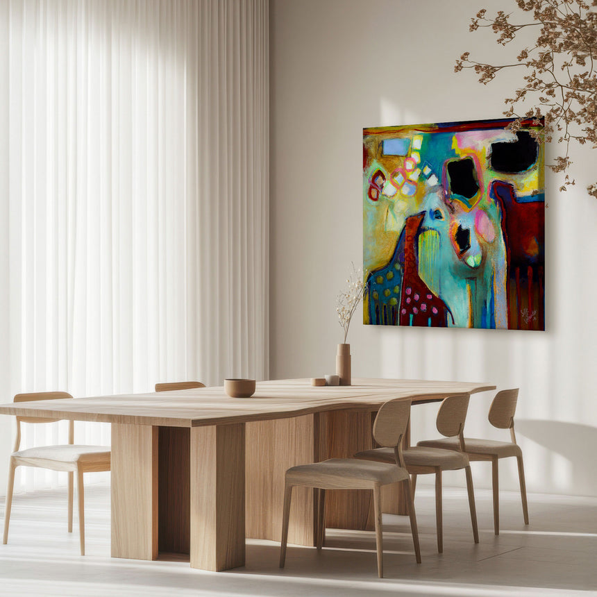 Lærredstryk - Animal Abstracts III - Susse Volander