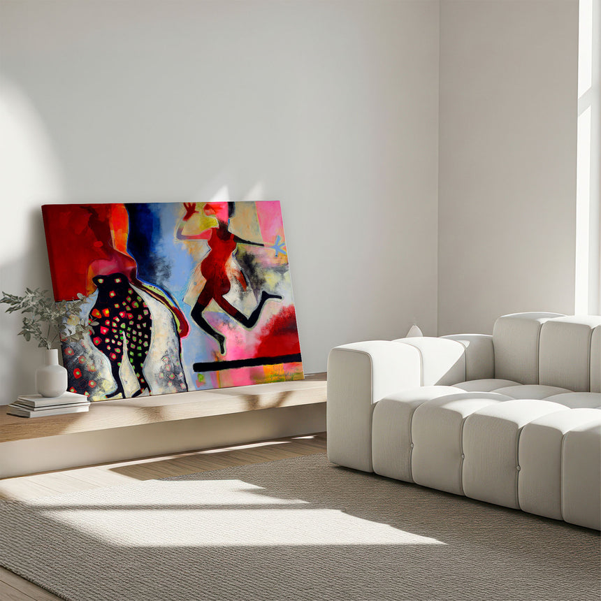 Lærredstryk - Damerne Der Venter - Susse Volander