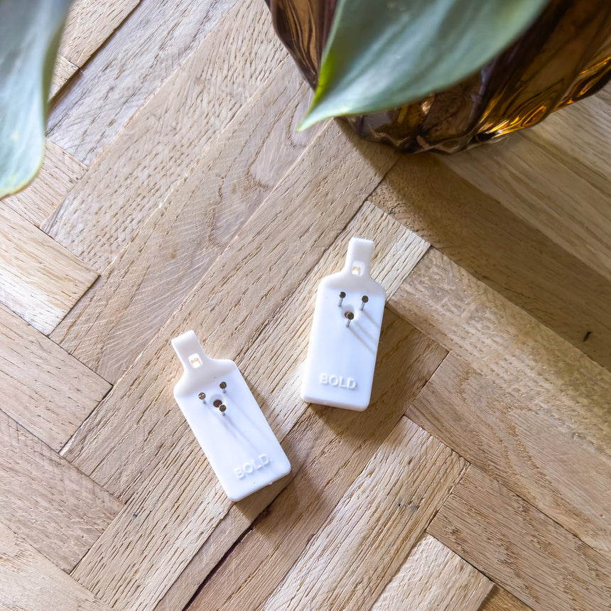 Hvid vægkrog - 2 stk - Incado