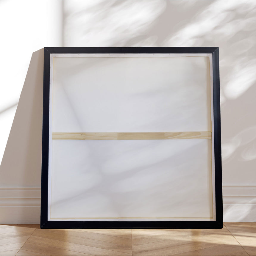 Håndlavet maleri med sort ramme - Zen Essence - Incado
