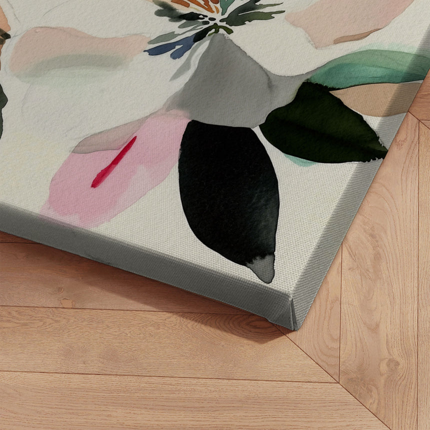 Lærredstryk - Flowers Watercolor Love - Cats&Dotz