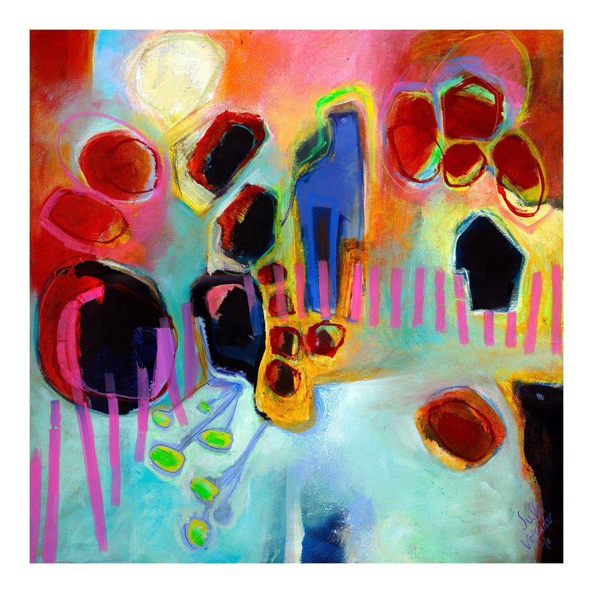 Lærredstryk - Animal Abstracts IV - Susse Volander - Incado