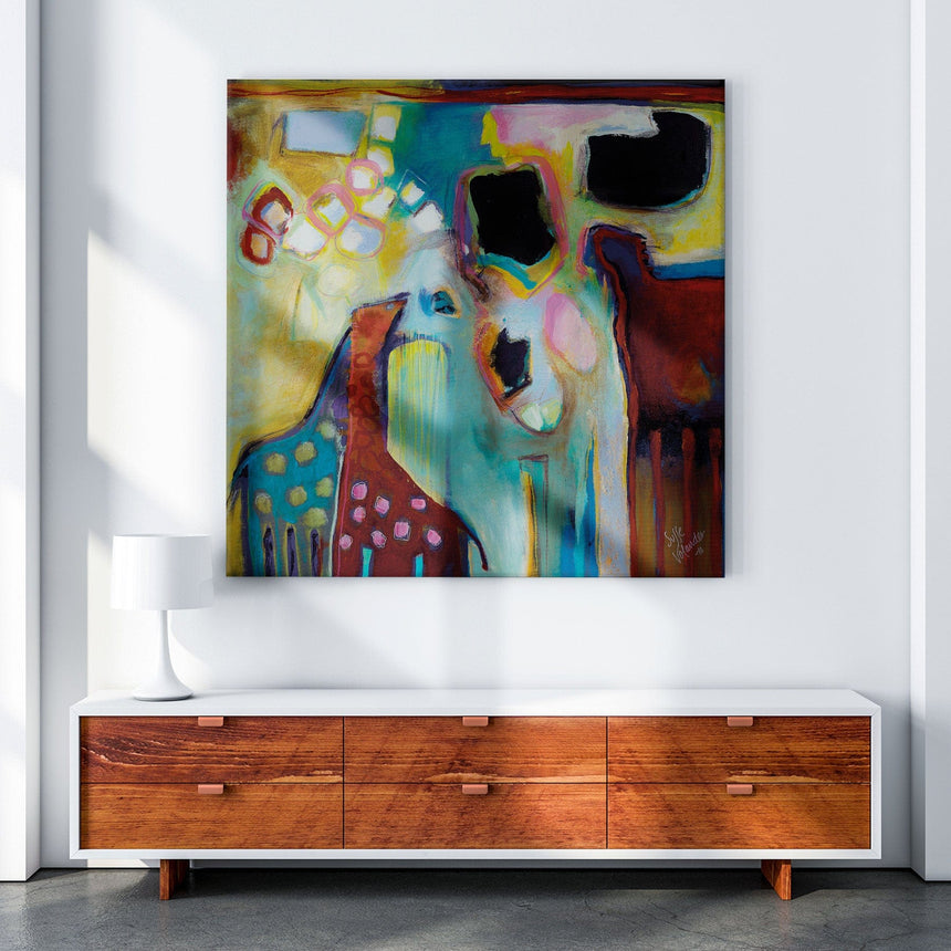 Lærredstryk - Animal Abstracts III - Susse Volander - Incado