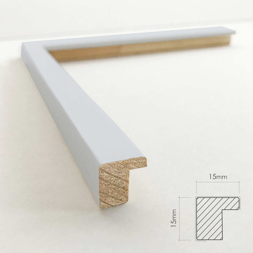 Luksus plakat med grøn ramme - Elementary VI - Artist Paper - Incado