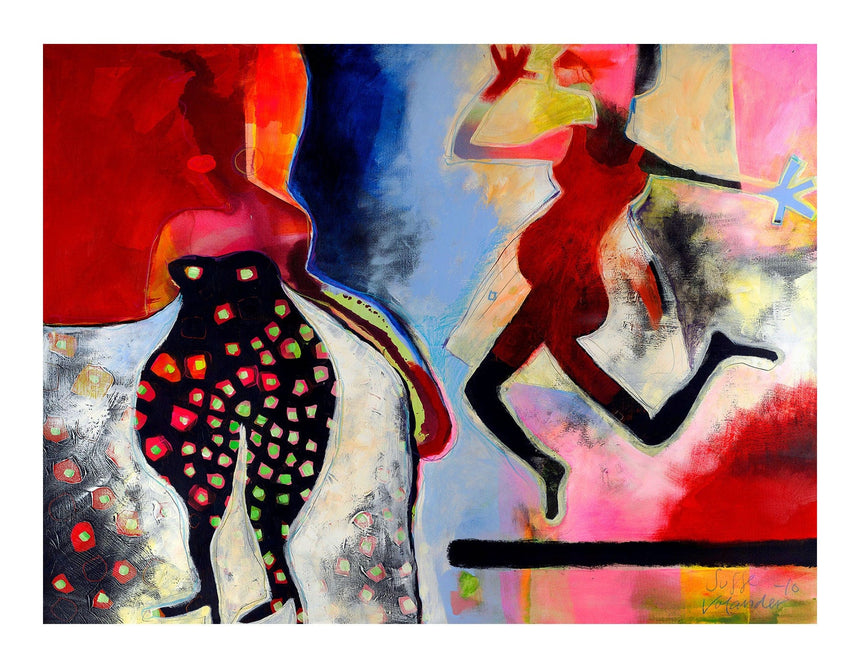 Lærredstryk - Damerne Der Venter - Susse Volander - Incado