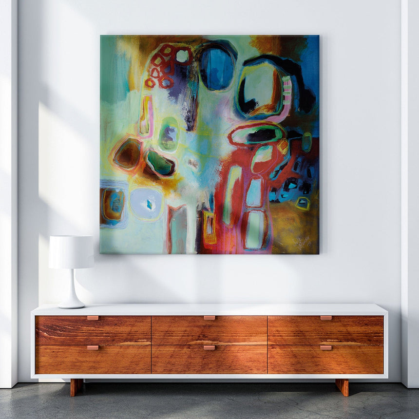 Lærredstryk - Animal Abstracts II - Susse Volander - Incado