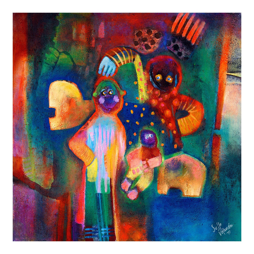 Lærredstryk - Dancing With Clogs - Susse Volander - Incado