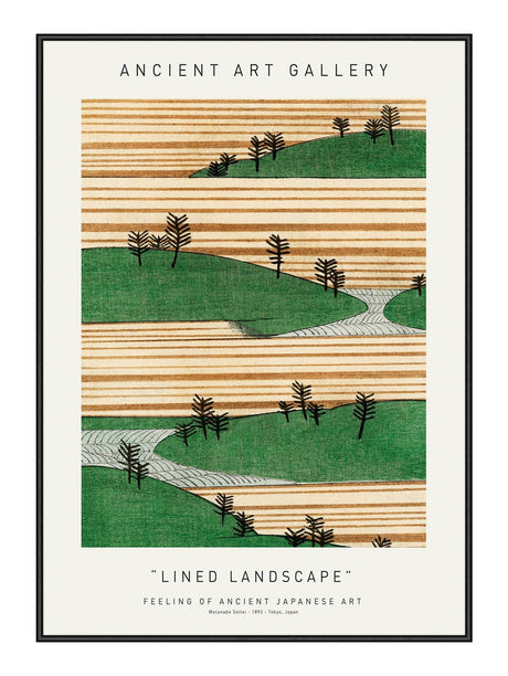 Plakat - Lined Landscape - Ancient Art - Incado