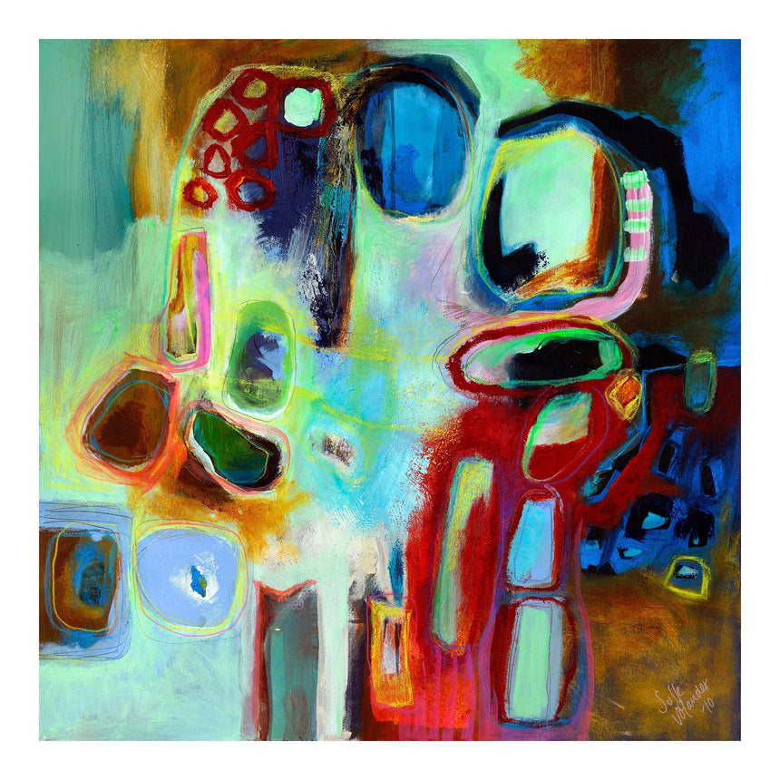 Lærredstryk - Animal Abstracts II - Susse Volander - Incado