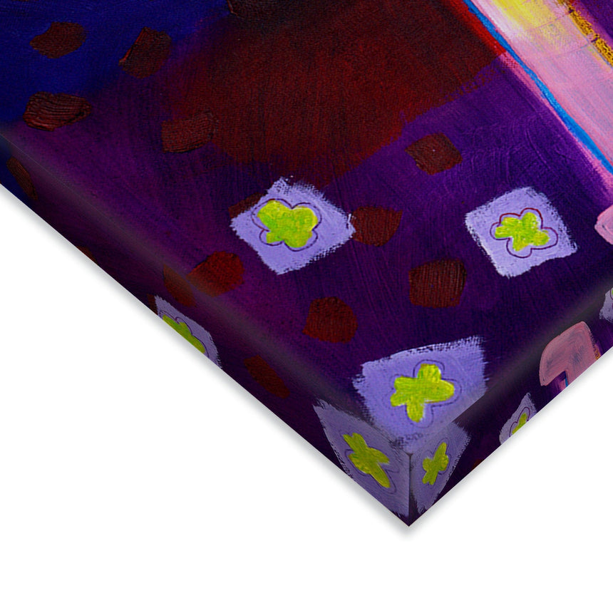 Lærredstryk - The Green Sheep - Susse Volander - Incado