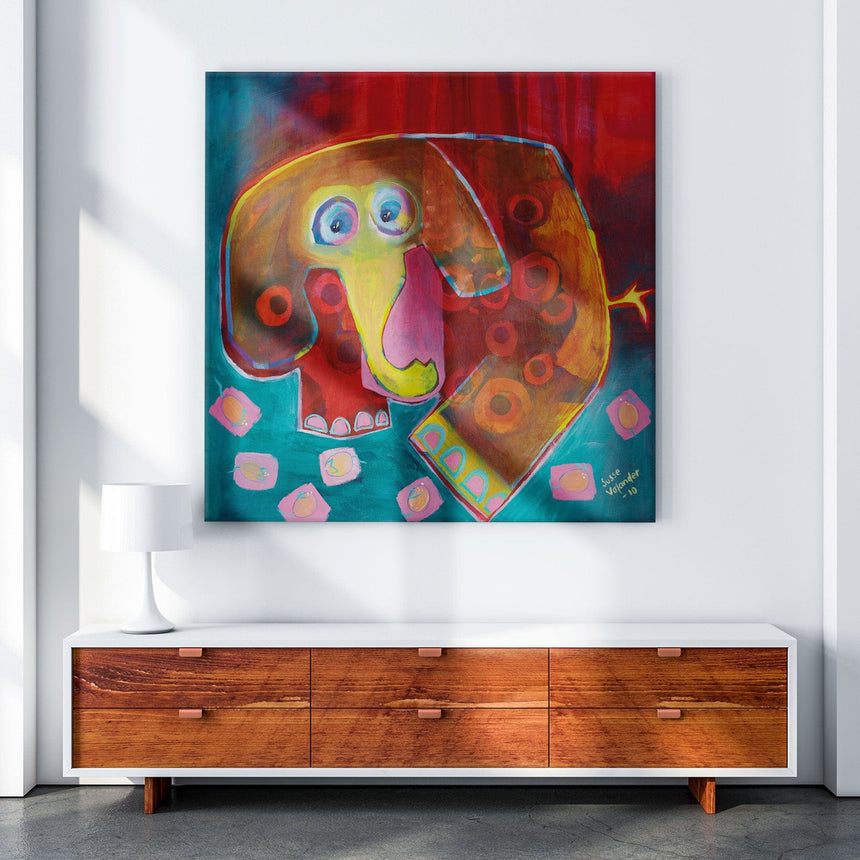 Lærredstryk - Afraid of Mice - Susse Volander - Incado