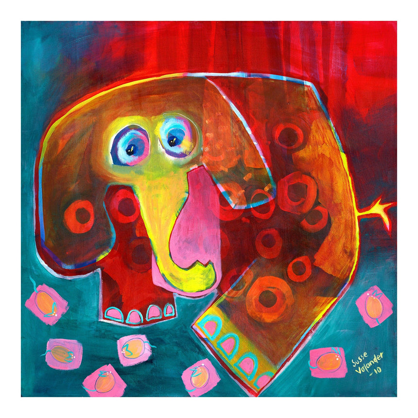 Lærredstryk - Afraid of Mice - Susse Volander - Incado