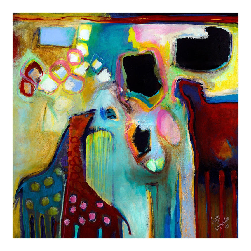 Lærredstryk - Animal Abstracts III - Susse Volander - Incado